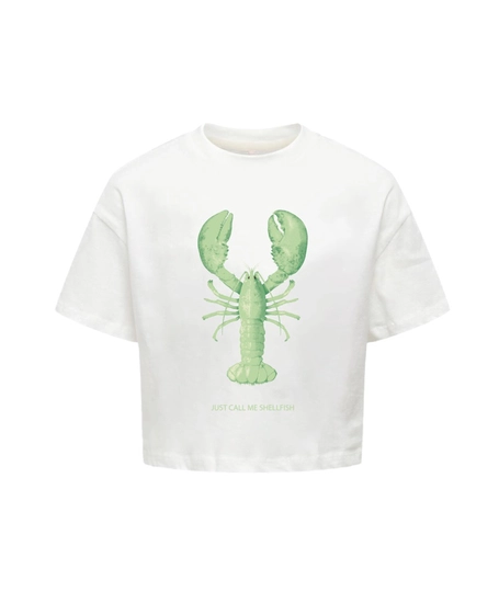 KIDS ONLY Cropped T-shirt Kelly