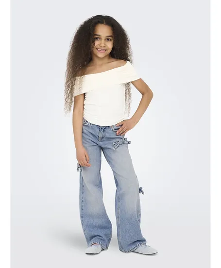 KIDS ONLY Jeans Hope Wide Leg Bow