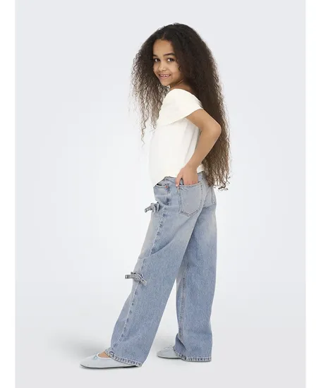 KIDS ONLY Jeans Hope Wide Leg Bow
