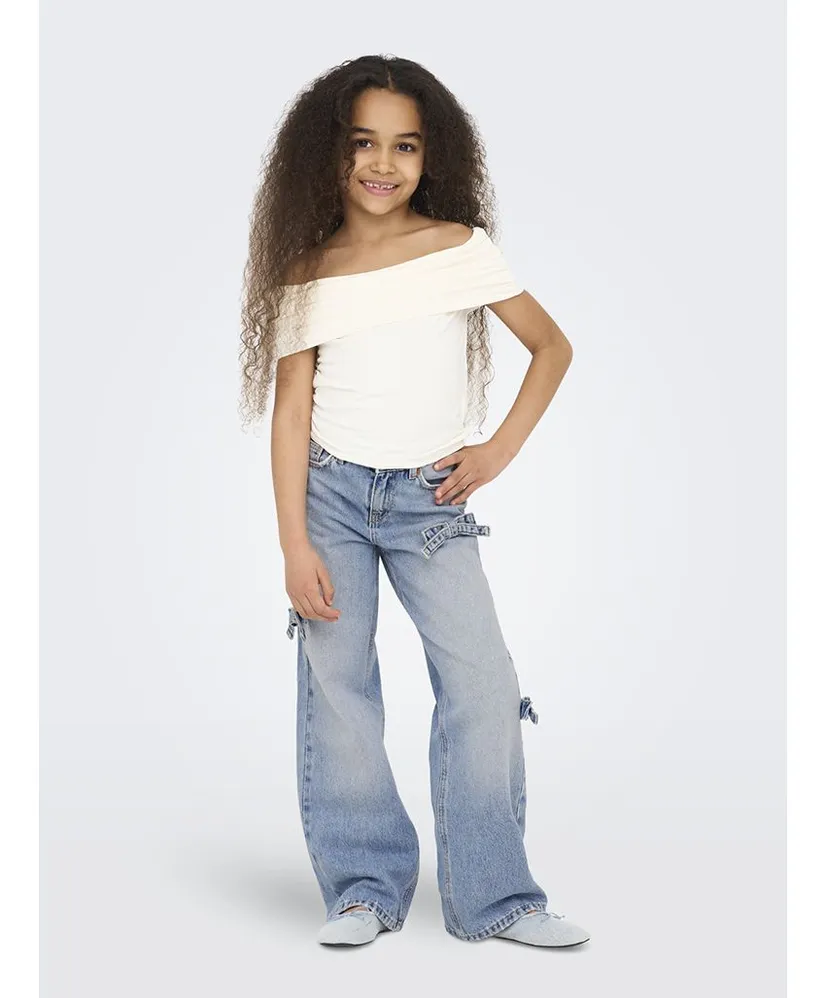KIDS ONLY Jeans Hope Wide Leg Bow