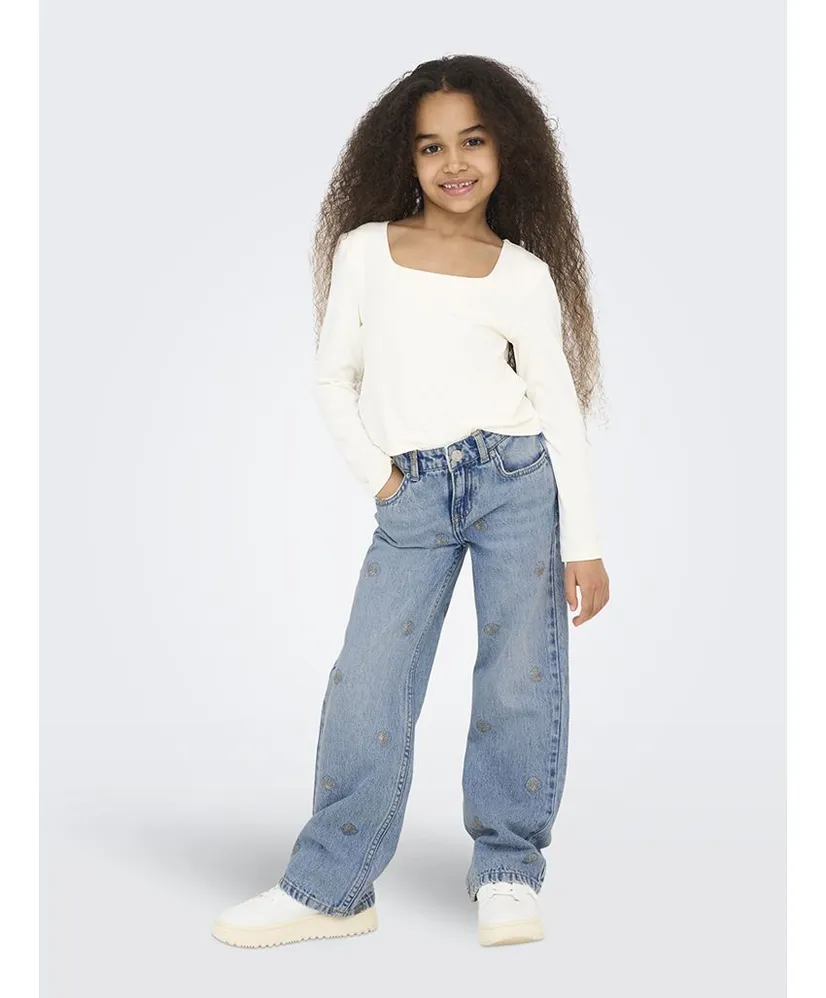 KIDS ONLY Jeans Juicy Wide Leg Seashell