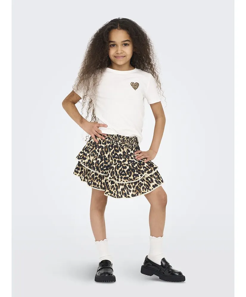KIDS ONLY Skort Glow Leopard