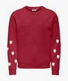 KIDS ONLY Vest LM KOGMARISA TEDDY HEART L/S O-NECK
