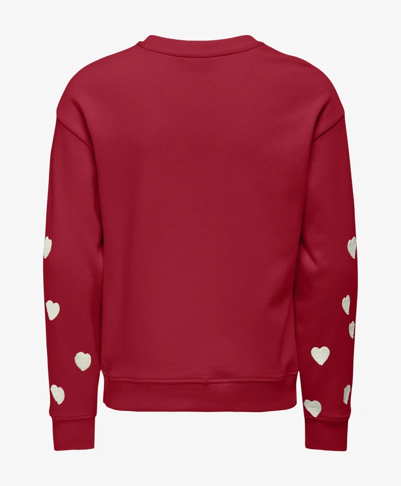 KIDS ONLY Vest LM KOGMARISA TEDDY HEART L/S O-NECK