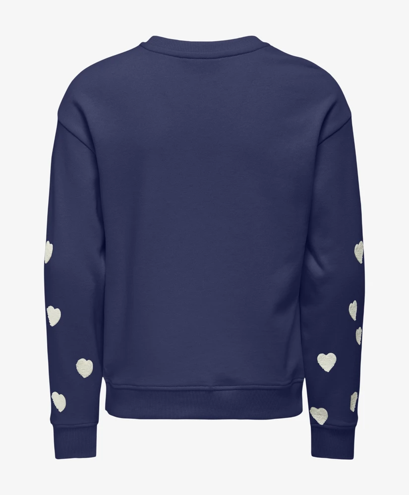 KIDS ONLY Vest LM KOGMARISA TEDDY HEART L/S O-NECK