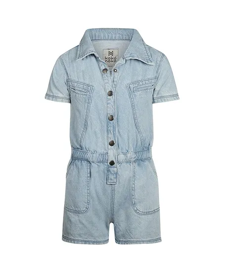 Koko Noko Denim Playsuit Pockets