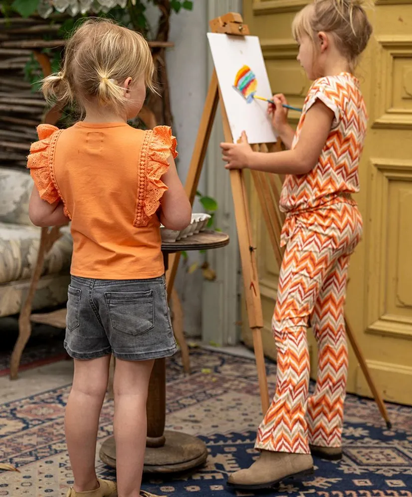 Koko Noko Flared Broek Aztec Print