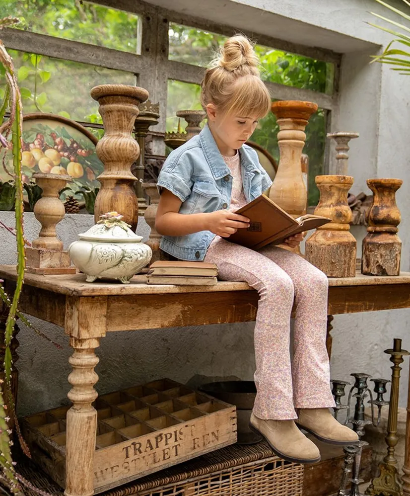 Koko Noko Flared Broek Bloemenprint