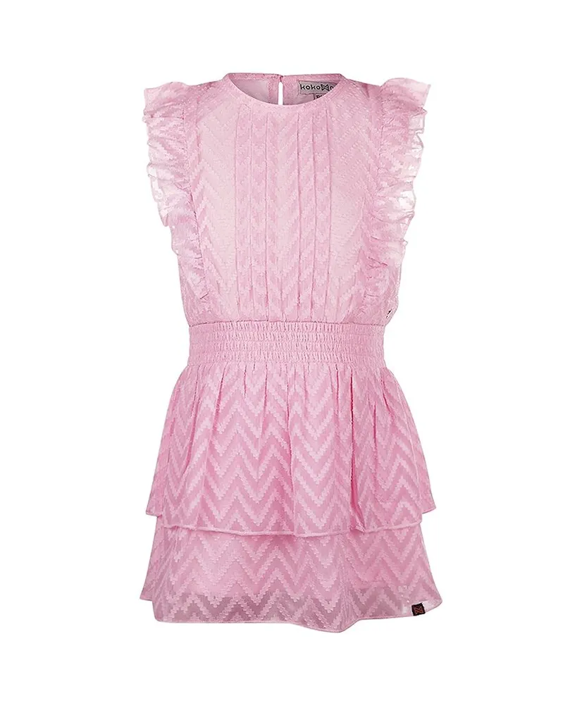 Koko Noko Jurk Mesh Ruffle