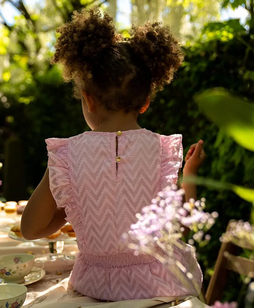 Koko Noko Jurk Mesh Ruffle