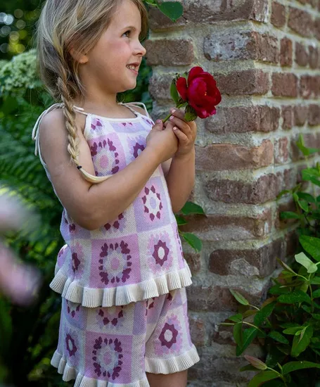 Koko Noko Short Knit Bloemen