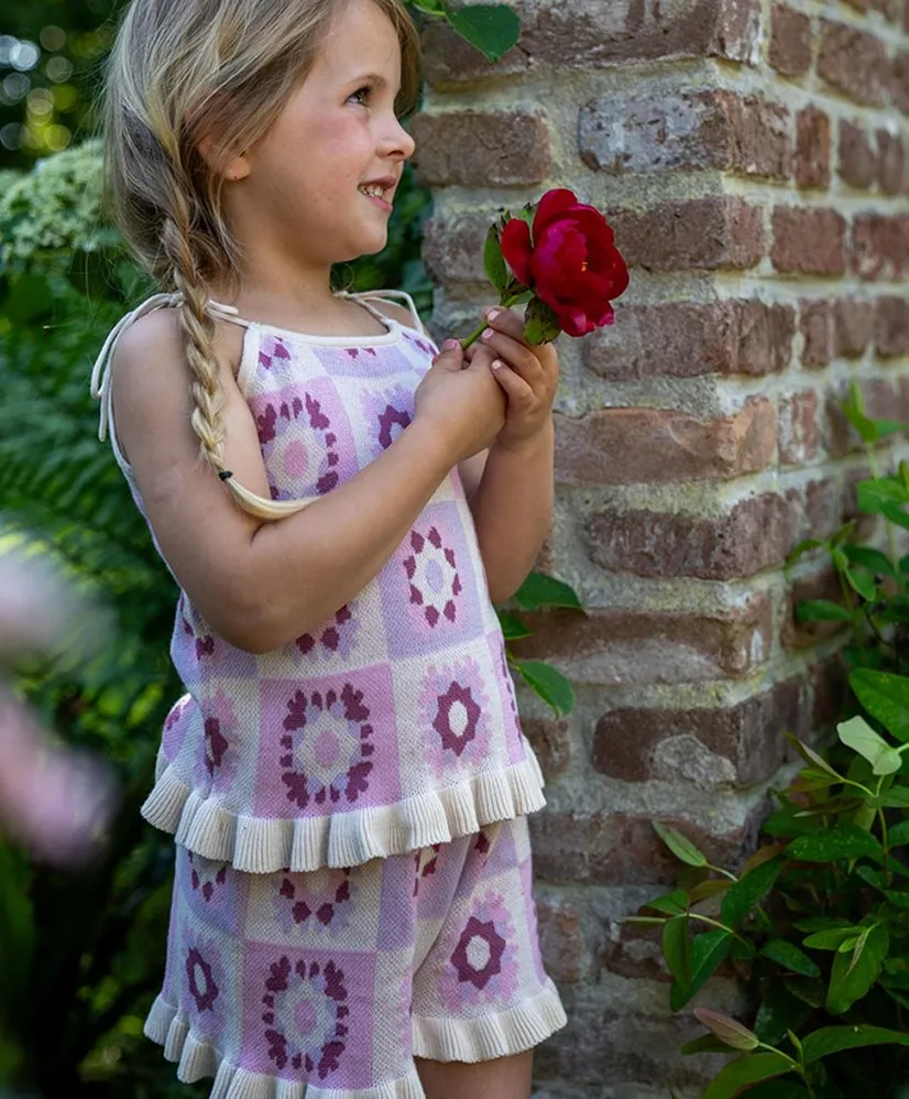 Koko Noko Short Knit Bloemen