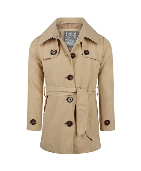Koko Noko Trenchcoat Jas Effen
