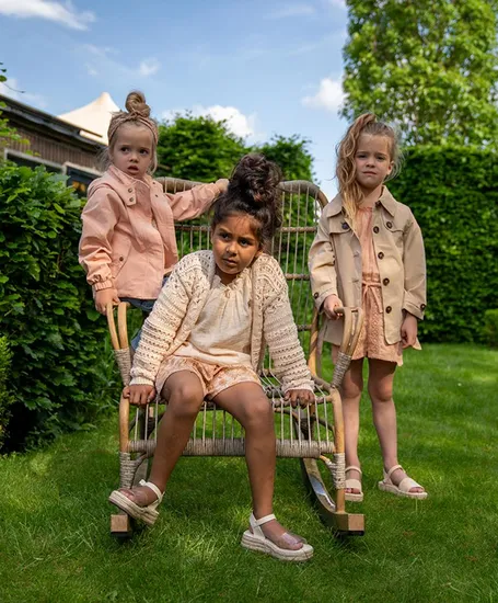 Koko Noko Trenchcoat Jas Effen