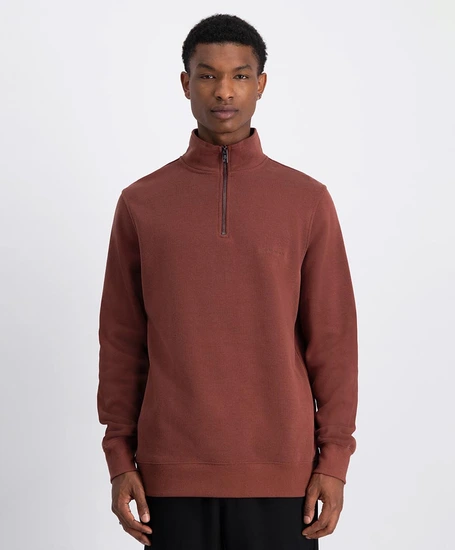 LAW OF THE SEA Half Zip Sweater Mind