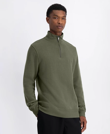 LAW OF THE SEA Half Zip Sweater Mind