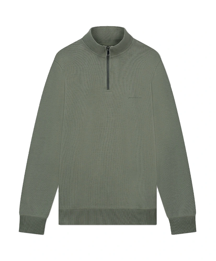 LAW OF THE SEA Half Zip Sweater Mind