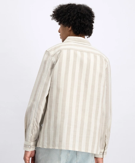 LAW OF THE SEA Overhemd Allure Slub Stripe