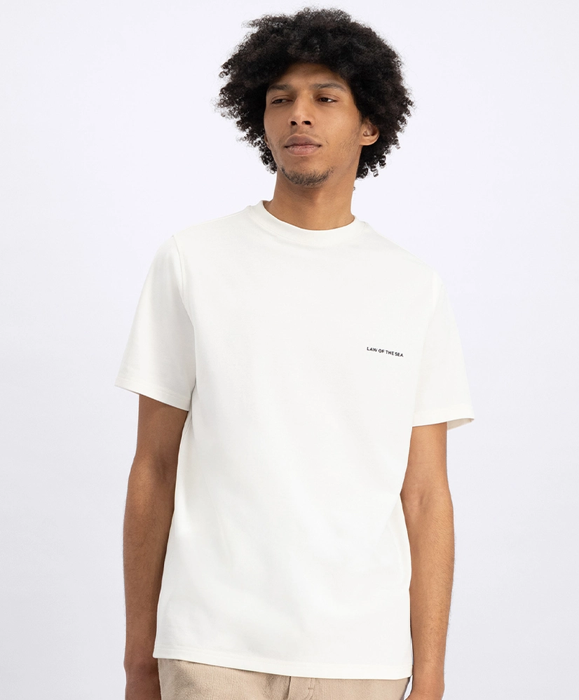 LAW OF THE SEA T-shirt Botanicals Backprint