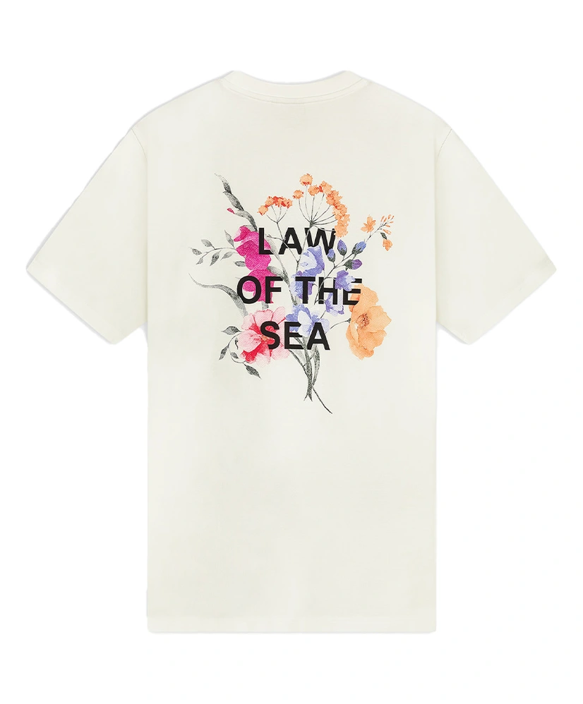 LAW OF THE SEA T-shirt Botanicals Backprint
