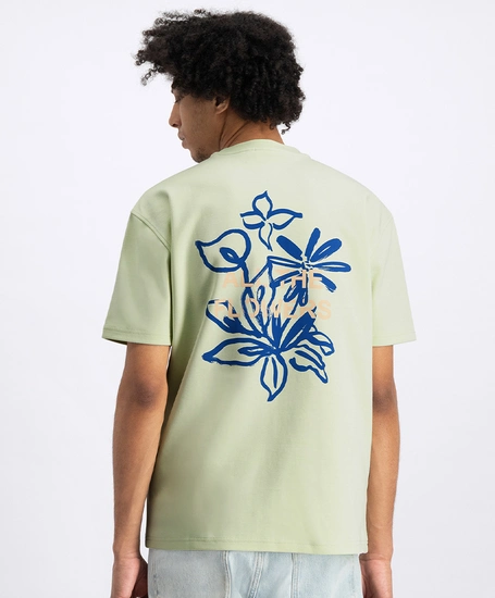 LAW OF THE SEA T-shirt Flower Backprint