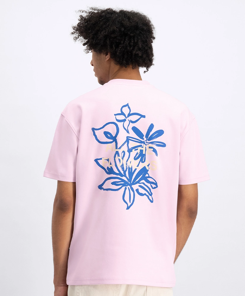 LAW OF THE SEA T-shirt Flower Backprint