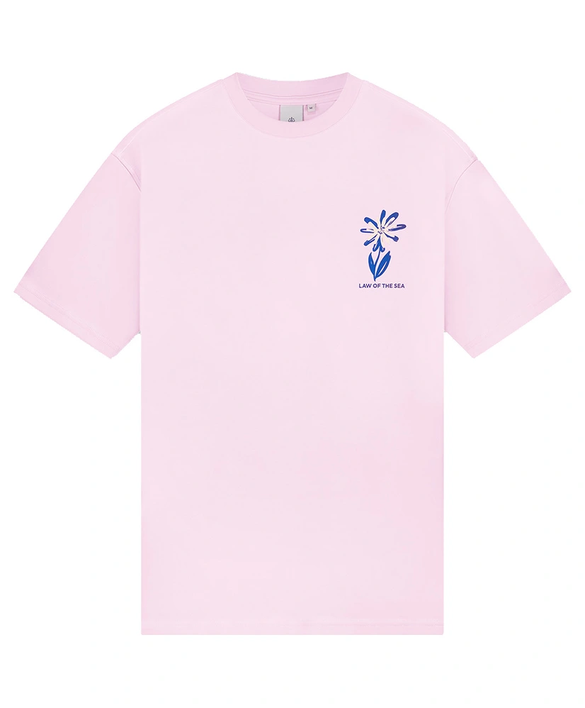 LAW OF THE SEA T-shirt Flower Backprint