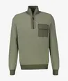 LERROS Half Zip Trui Gestreept