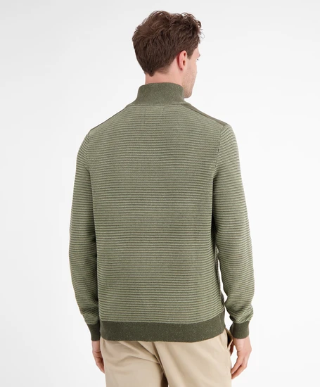 LERROS Half Zip Trui Gestreept