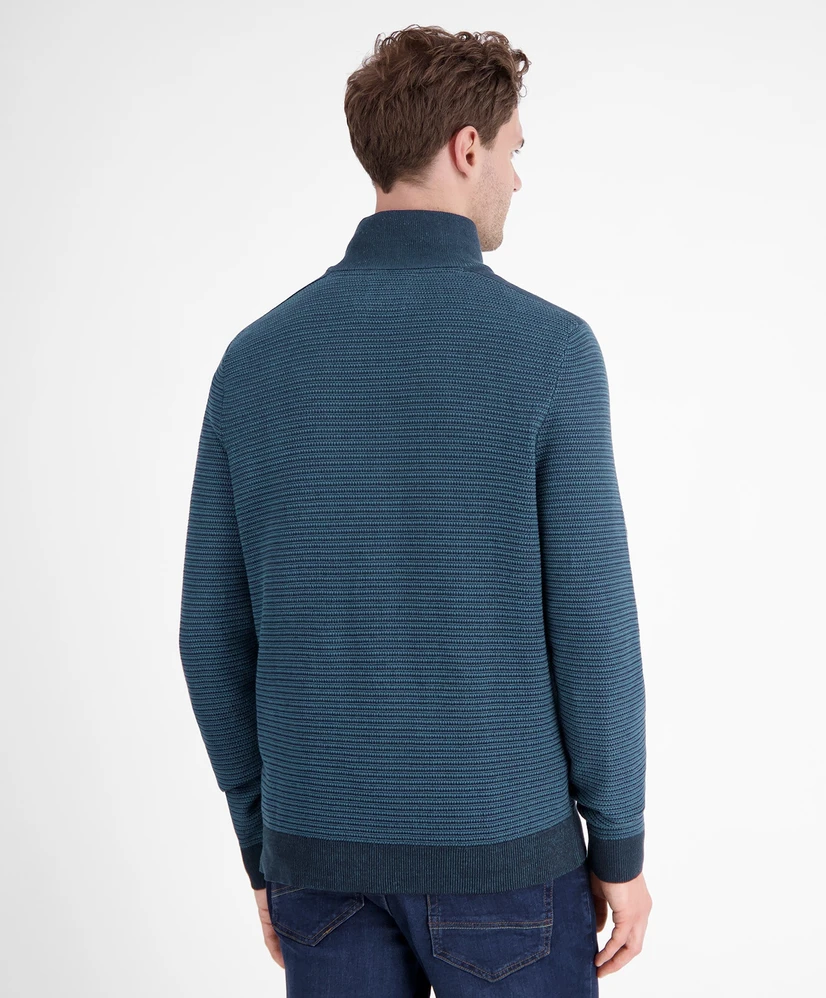 LERROS Half Zip Trui Gestreept