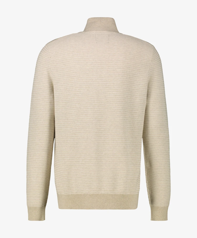 LERROS Half Zip Trui Gestreept