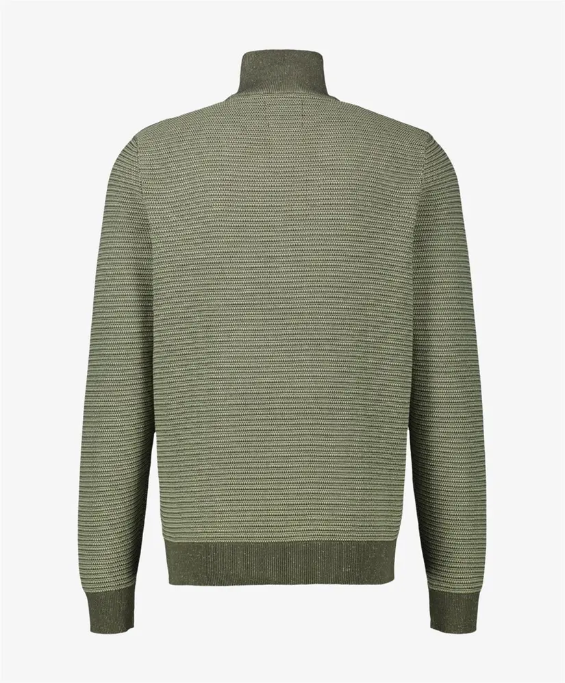 LERROS Half Zip Trui Gestreept