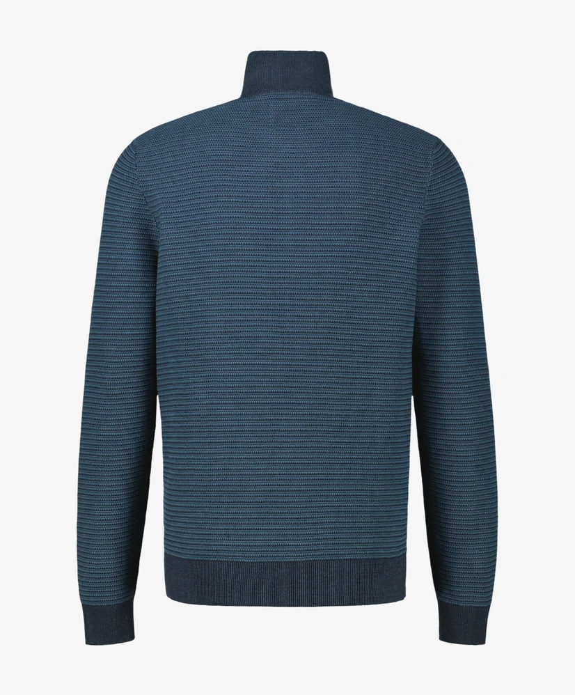 LERROS Half Zip Trui Gestreept