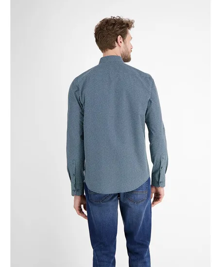 LERROS Overhemd Allover Print Regular Fit