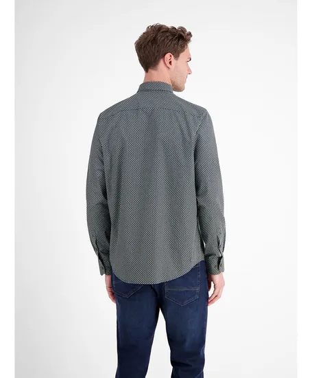 LERROS Overhemd Allover Print Regular Fit