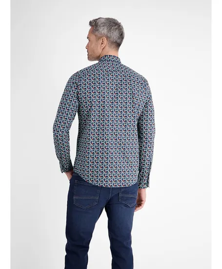 LERROS Overhemd Allover Print Regular Fit