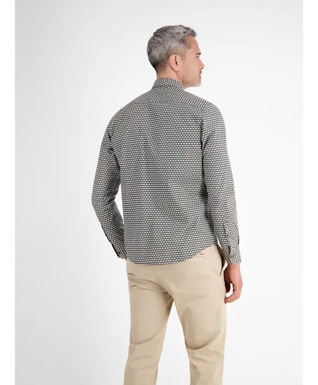LERROS Overhemd Allover Print Regular Fit