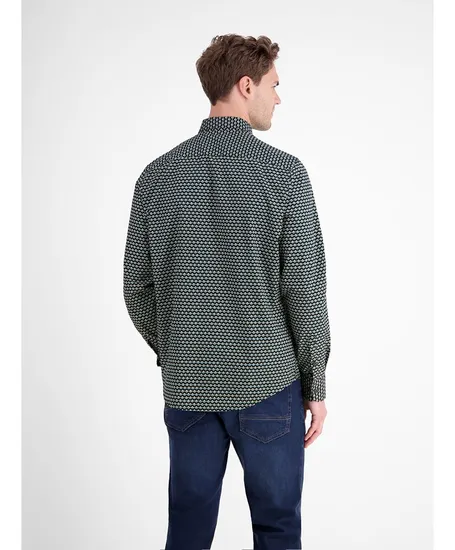 LERROS Overhemd Allover Print Regular Fit