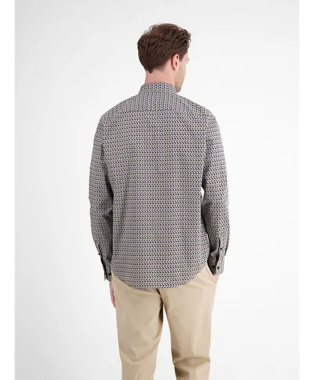 LERROS Overhemd Allover Print Regular Fit