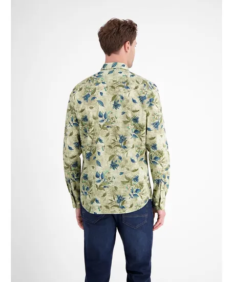 LERROS Overhemd Allover Print Regular Fit