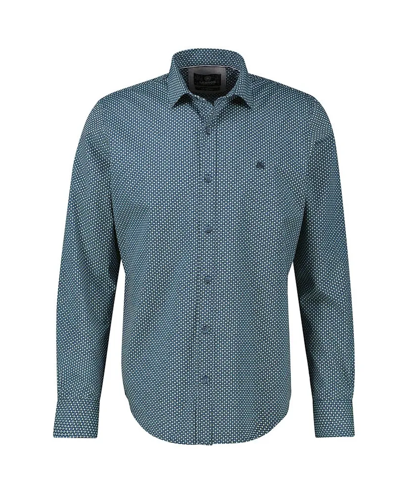 LERROS Overhemd Allover Print Regular Fit