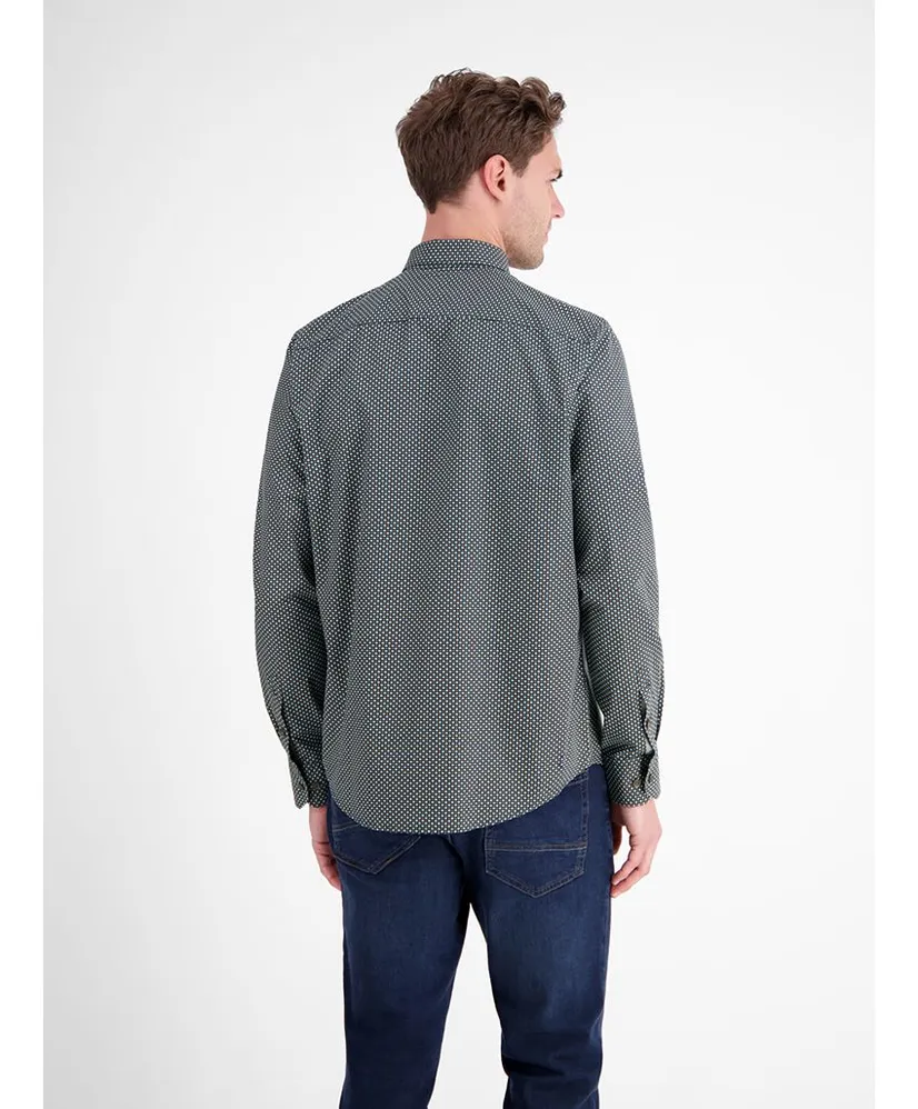 LERROS Overhemd Allover Print Regular Fit