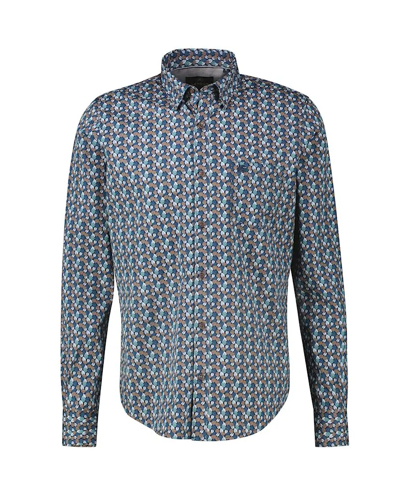 LERROS Overhemd Allover Print Regular Fit