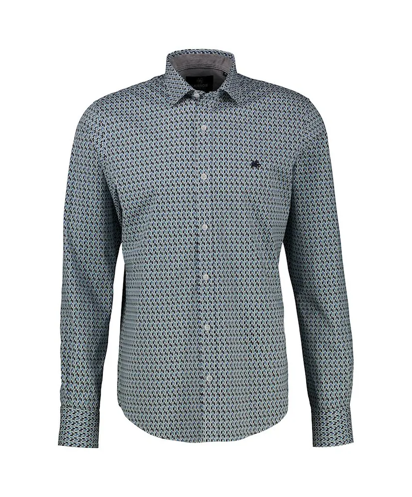 LERROS Overhemd Allover Print Regular Fit