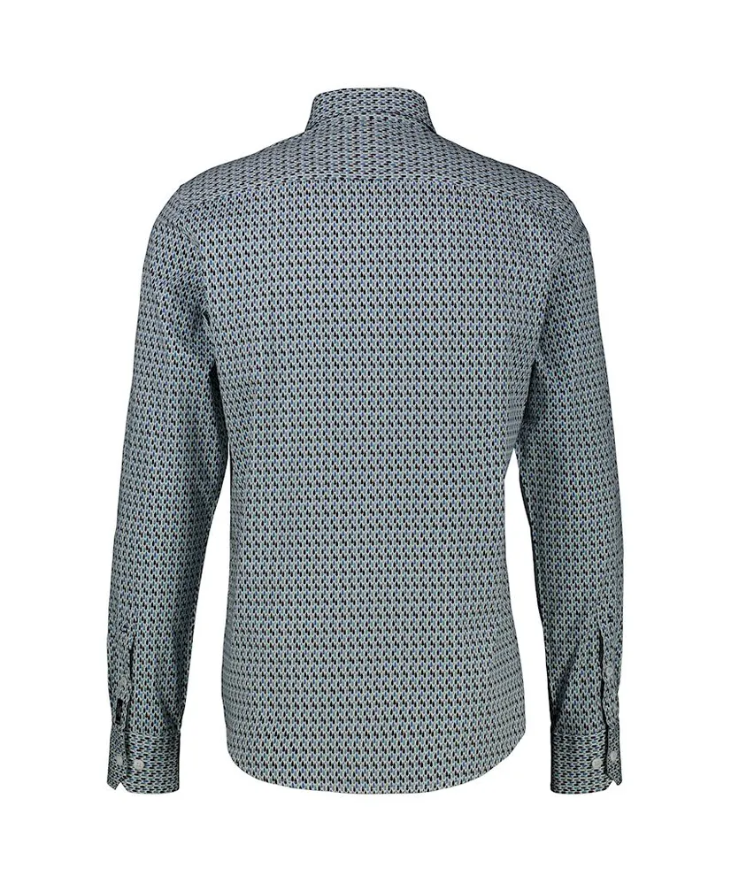 LERROS Overhemd Allover Print Regular Fit
