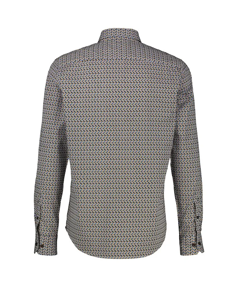 LERROS Overhemd Allover Print Regular Fit