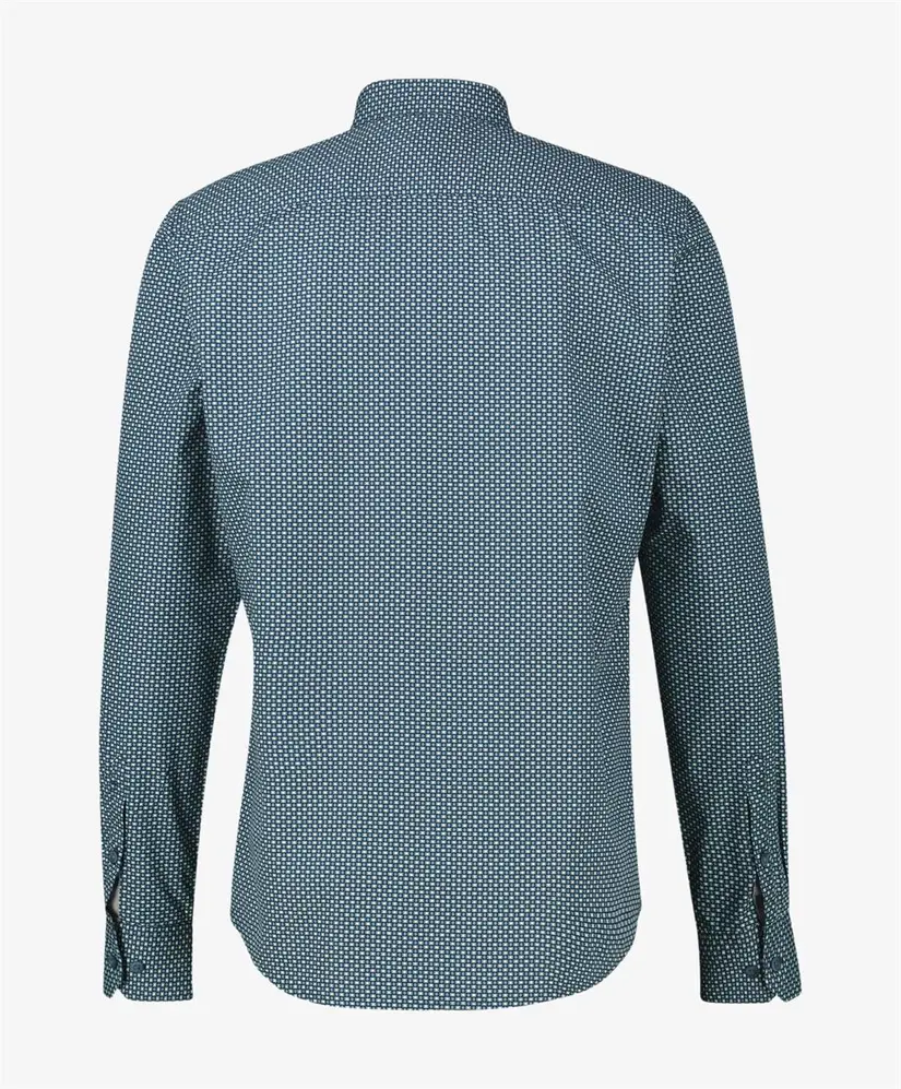 LERROS Overhemd Allover Print Regular Fit