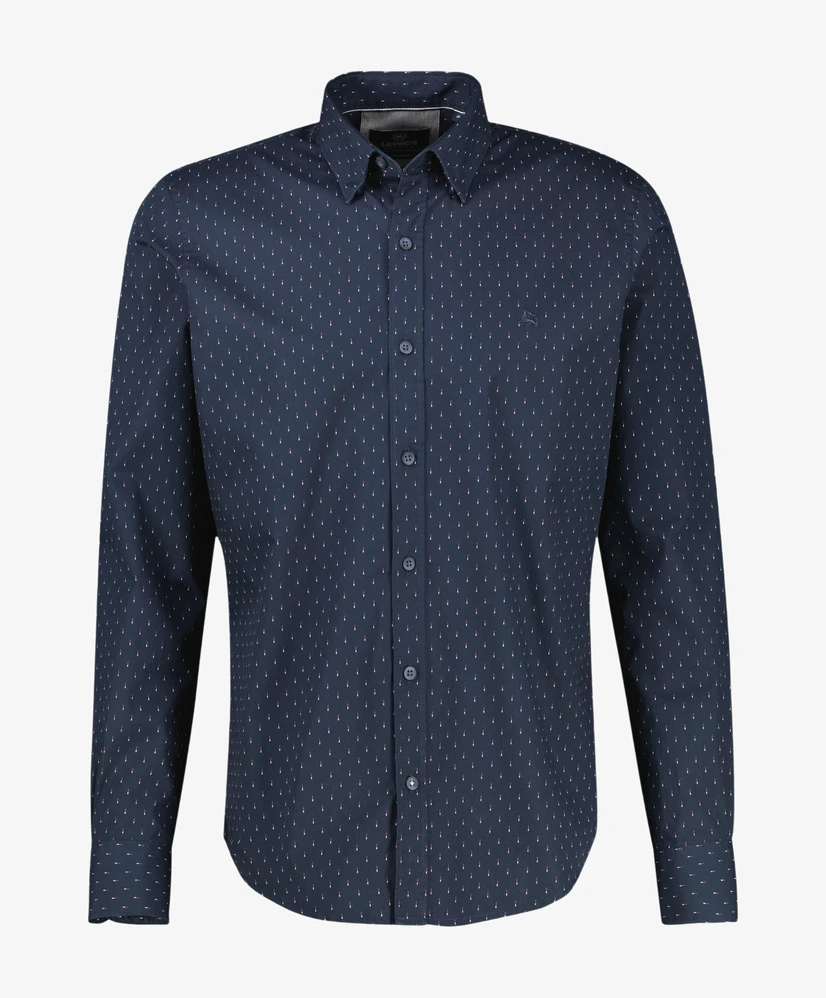 LERROS Overhemd Allover Print Regular Fit