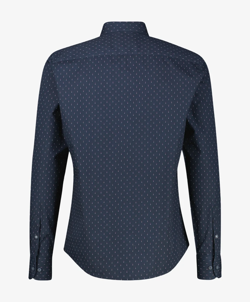 LERROS Overhemd Allover Print Regular Fit