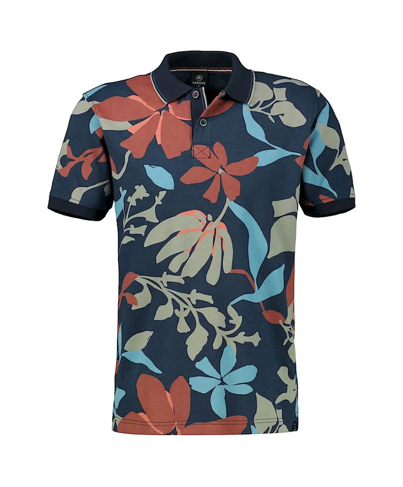 LERROS Polo Bloemenprint